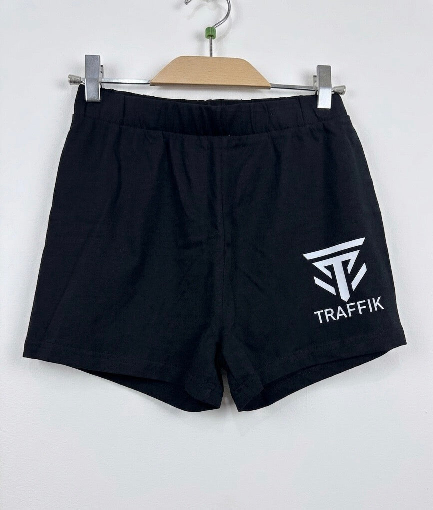 PANTALONI CORTI NERI TRAFFIK DONNA
