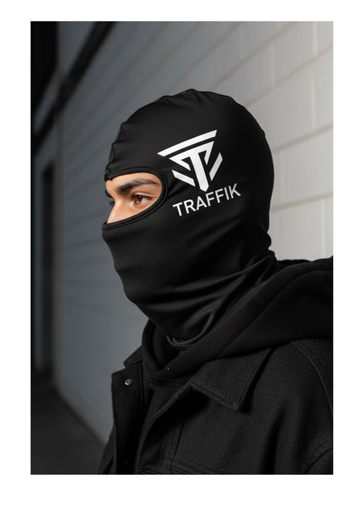 CAGOULE- BALACLAVA NERO TRAFFIK